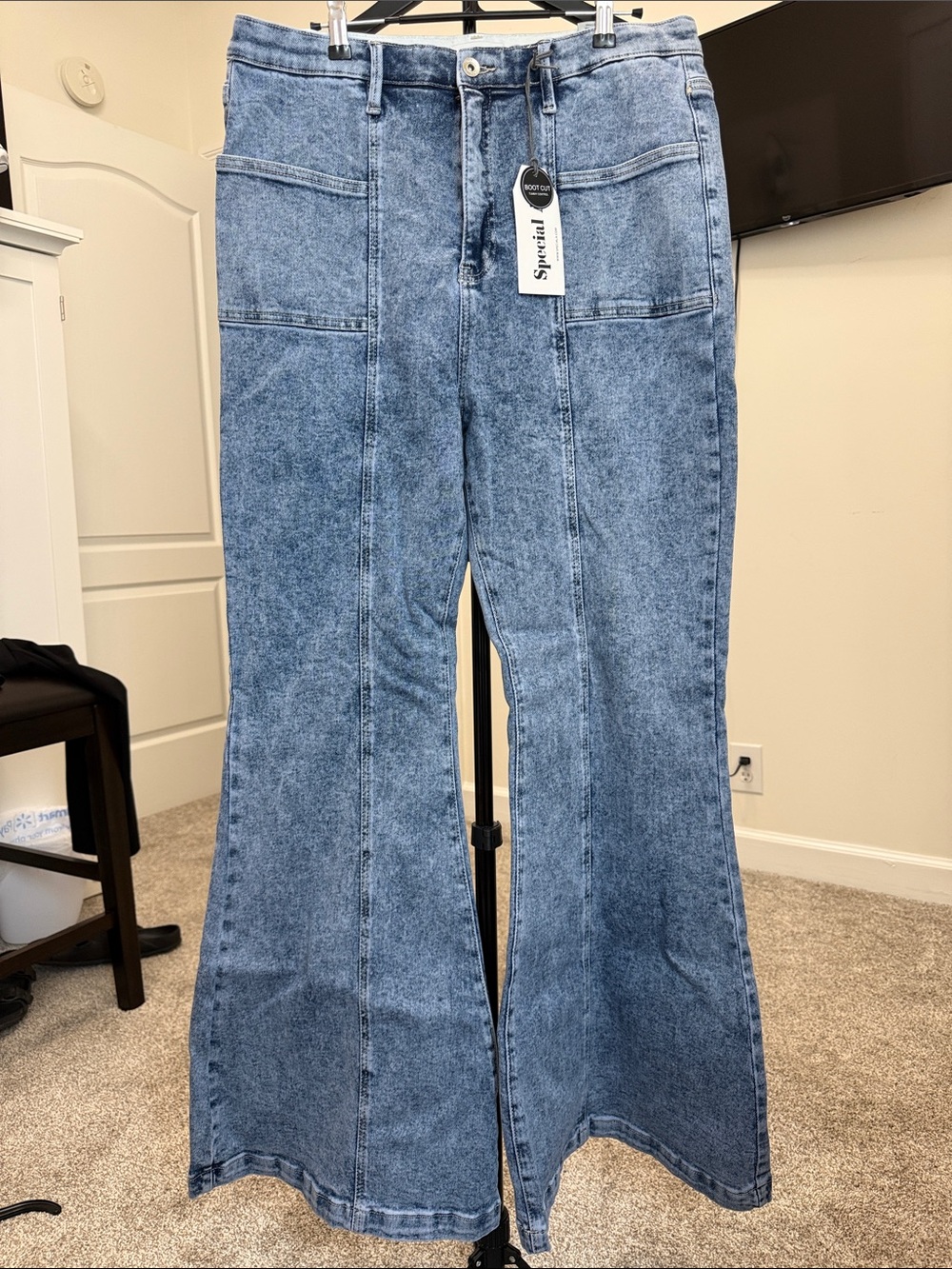 Special Blue High-Rise Flare Jeans tummy control 2x - 18/20